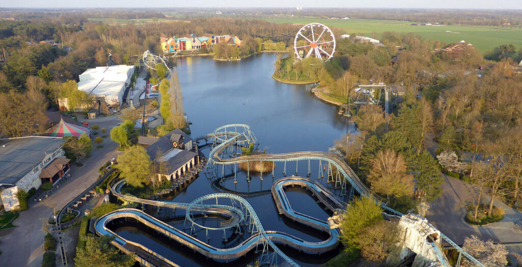 Bobbejaanland luchtfoto