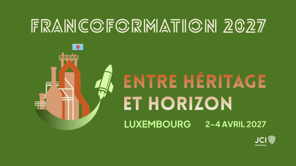 JCI Francoformation 2027 cover image — francophone leadership weekend in Luxembourg