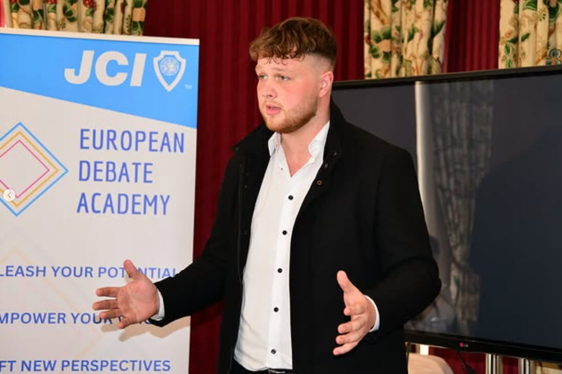 JCI European Debating Academy 2027 in Edinburgh, debate training by JCI Scotland